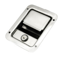 D858D Stainless Steel Panel Lock Heavy Duty Industrial Cabinet Lock for Truck Toolbox and Distribution Box 1Pcs