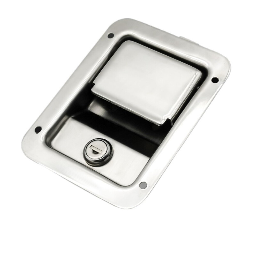 D858d Stainless Steel Panel Lock Heavy Duty Industrial Cabinet Lock For Truck Toolbox And Distribution Box 1Pcs 9330225811299