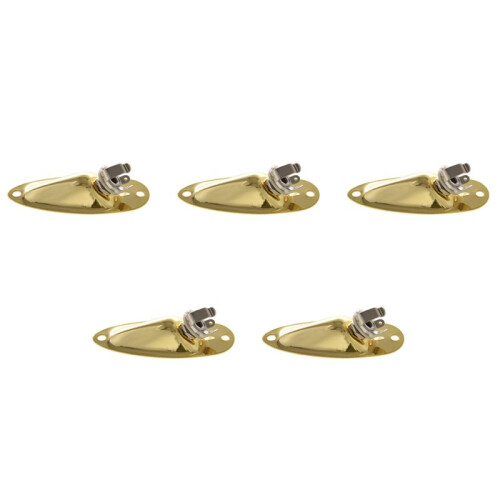 5Pcs Boat Output Input Jack Plate Sockets for  Strat Guitar Replacement Parts