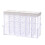 Spice Shaker Jars, Seasoning Shaker Box Condiment Set,Seasoning Storage Containers with Adjustable Lids White 1