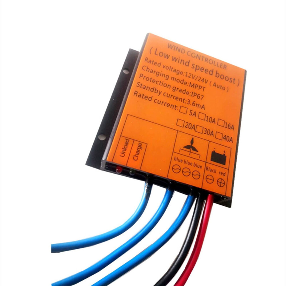 400W Mppt Wind Turbine Charge Controller 12V 24V Low Wind Boost For Solar Hybrid System 9310869815884