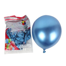 50Pcs 10 Inch Metallic Latex Balloons Thick Chrome Glossy Metal Pearl Balloon Globos for Party Decor -