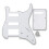 Pickguard Scratch Plate Guitar Back Plate Set for Electric Guitar Part (3Ply White) 1