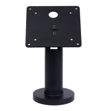 180 Tilting 360 Rotating Metal Mount Support 75x75 100x100 VESA-Used As Desktop Stand or Wall Mount(Black)