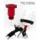 PaintGun Cup Adapter for GFG TTS TT, External Adapter Thread Size 16mm Pitch 1.5mm 2
