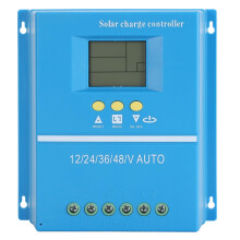 60A MPPT Solar Charge Controller, LCD Display, 12V/24V/36V/48V for Battery and Lights
