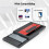 5X Gabinete SSD, Gabinete de Disco Rígido de 2,5 Polegadas Adaptador  para USB3.0 Conversor Externo Estojo SSD para Laptop   PC 7