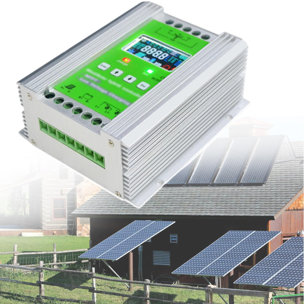1000W Wind Solar Hybrid Mppt Charge Controller With Dump Load For Wind Turbine 12V 24V 48V 9330225811404