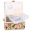Floral Multi Layer Sewing Storage Box with Secure Lock and Compartments for Adults Style A 5