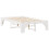 vidaXL Bed Frame White 120 x 190 cm Solid Pine Wood 4