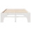 vidaXL Bed Frame White 120 x 190 cm Solid Pine Wood 5