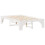 vidaXL Bed Frame White 120 x 190 cm Solid Pine Wood 7