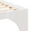 vidaXL Bed Frame White 120 x 190 cm Solid Pine Wood 8