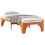 vidaXL Bed Frame Brown 75 x 190 cm Solid Pine Wood 2