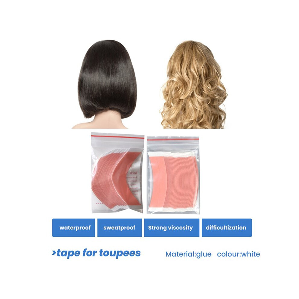 Unisex 144Pcs/Lot Duo Tac Wig Double Adhesive Tape Super Strong Wig Extension Lace Toupee Invisible Strips C With Slitting