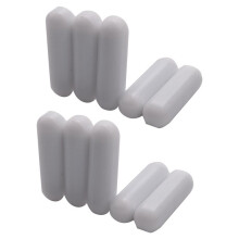 50 Pieces PTFE Magnetic Stirrer Mixer Stir Bar Laboratory Bar Stir Plate Magnet Stir Rod Magnetic (7X25mm)