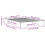 vidaXL Bed Frame White 120 x 190 cm 1