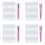 100Pcs Clear Acrylic Pencil Case, Reusable Pen Gift Box Empty Plastic Pen Storage Container Pencil Packaging Box Set 1