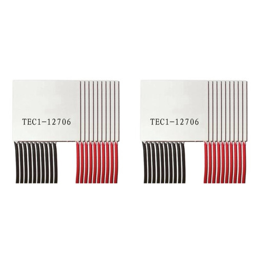 20 Pezzi Elements Peltier TEC1-12706 Modulo Peltier Termoelettrico 12706 TEC 12V 4.5A DIY Cooler Peltier Elemente Board