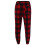 CTM Men's Flannel Plaid Jogger Pant 4