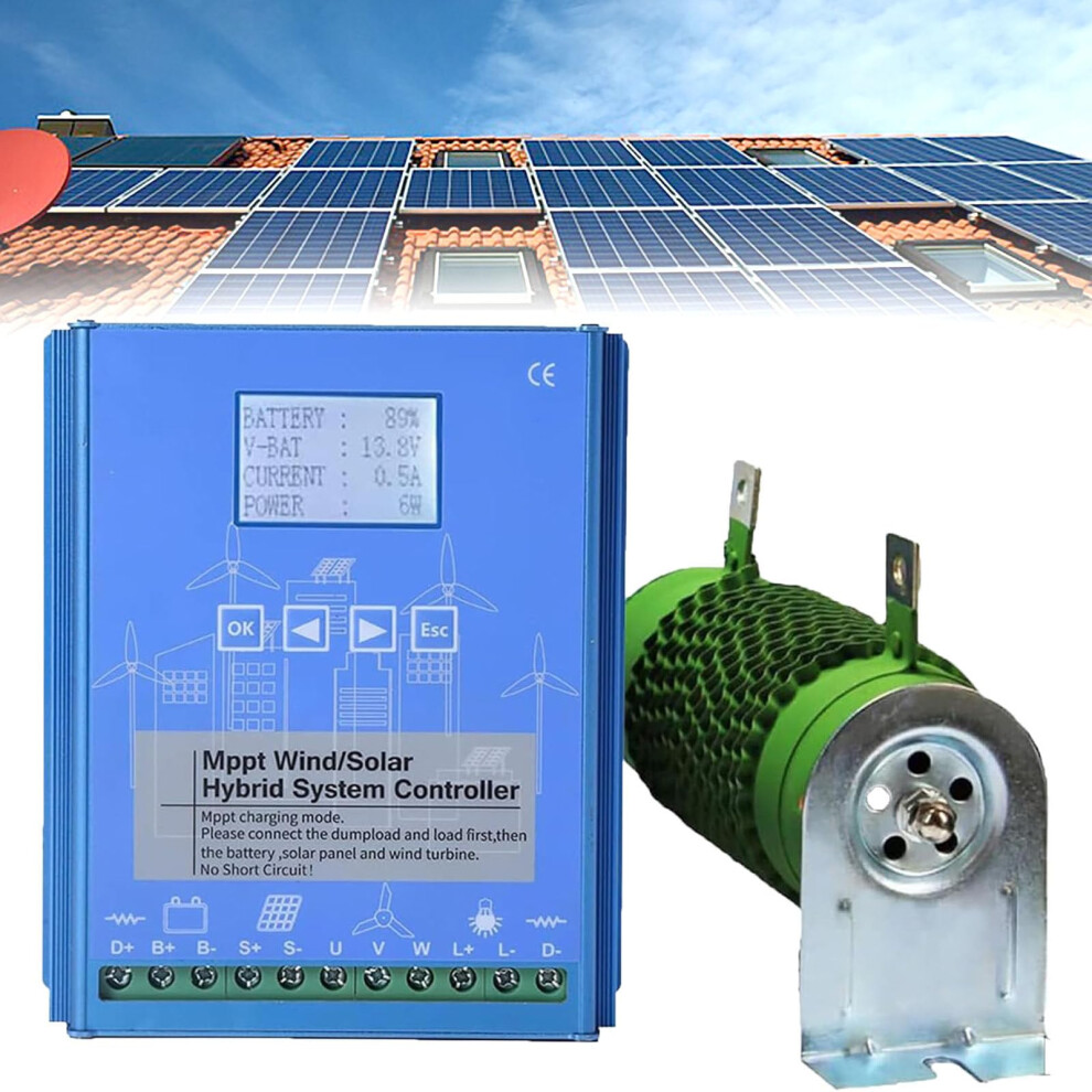 12V 12000W Power Inverter And Solar Wind Hybrid Mppt Charge Controller For Rv Offgrid Use 9330225811541