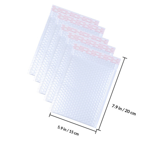 50pcs bags 20x15cm white shockproof mailing packaging pouch 1