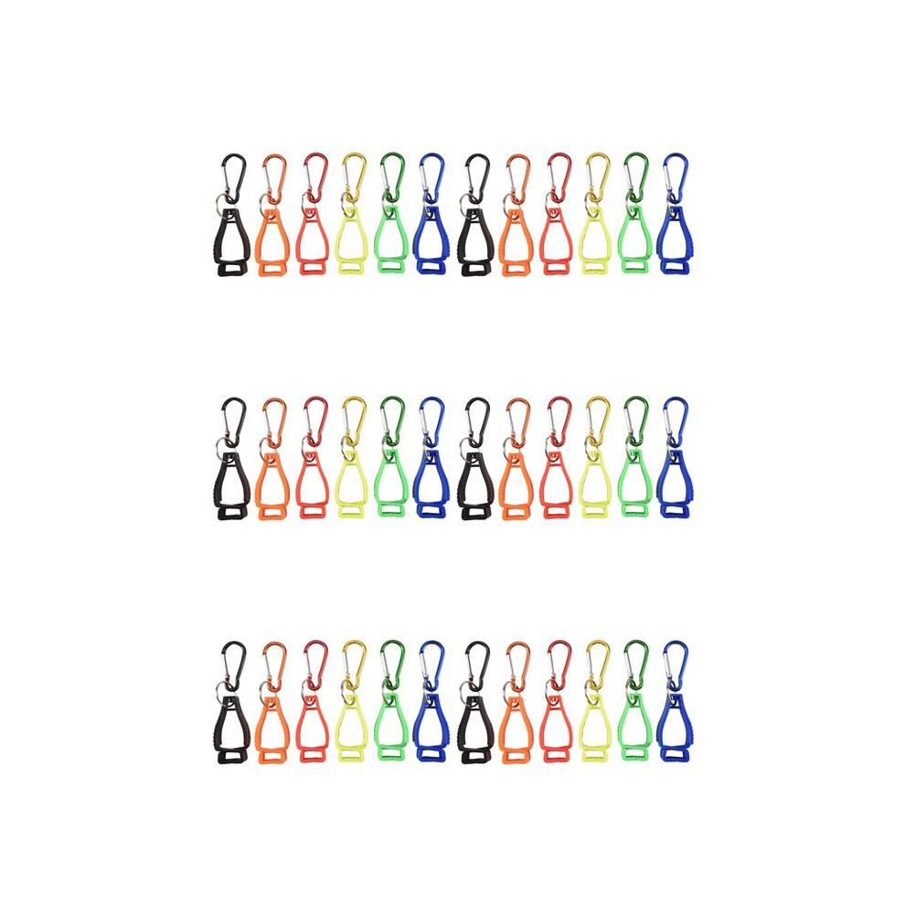 36Pcs Glove Clips For Work Glove Holders Glove Belt Clip With Metal Carabiners For Construction Worker Guard Labor 4713300024053