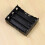 10 Pcs Black Plastic 3 x 3.7V 18650 Batteries 6 Pin Battery Holder Case 8