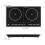 Black Double Induction Burner Electric Cooktop for Home Kitchen 2