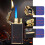 Dual Flame Butane Torch Lighter, Windproof Refillable Design, Adjustable Flame for Camping Smoking (Color B) 3