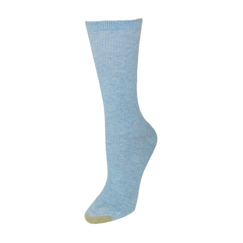 Gold Toe Women's Non Binding Ribbed Crew Socks (3 Pair Pack) 1