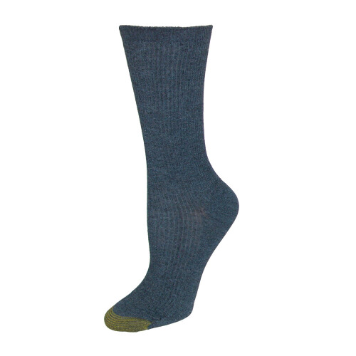 Gold Toe Women's Non Binding Ribbed Crew Socks (3 Pair Pack) 2