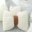 Lovely Decorative Cushion with Bowknot Designs for-white brown 7