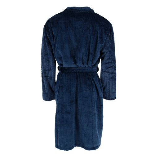 Wanted Men's Cable Shawl Collar Plush Dressing Gown 1