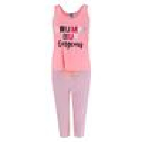 Saturdaze Women's Plus Size Grumpy Gorgeous Tank Top and Capri Set 2