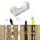 Self Adhesive Cable Clips 60pcs White, Strong Adhesive Hold Cord Organizer for Home and Office 1