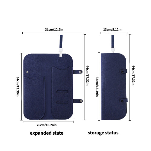 Practical Hangable Felt Organizers for Curling Iron Storage and 2