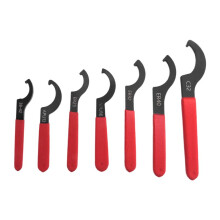 Coilover Wrench Spanner, 7PCS Non-Slip Spanner Wrench Set, Professional Universal Rubber Handle Wrench Spanner Tool