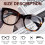 Oversized Reading Glasses 2.5x Blue Light Blocking Tortoise Frame Spring Hinge Readers for Women and Men 4