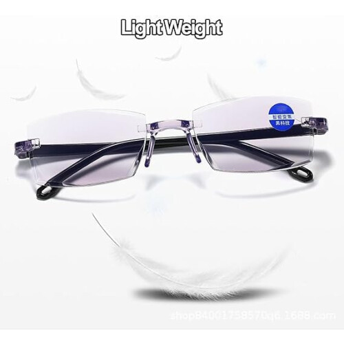 Blue Light Blocking Reading Glasses 3.5X Triple Replacement Pack Anti Blue Light Presbyopia Glasses 3pcs 2
