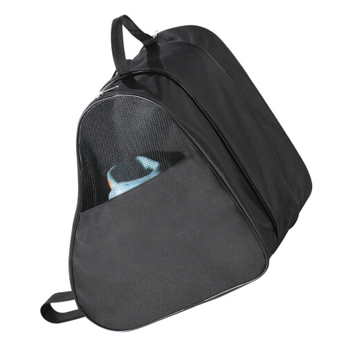 Praktischer 3-teiliger Rollschuhrucksack aus dünnem-Schwarz