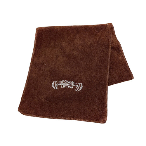 Serviette de sport à séchage rapide, pour salle de-Couleur café