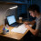 Timer Function Pen Holder Adjustable LED Lamp USB Power for 5