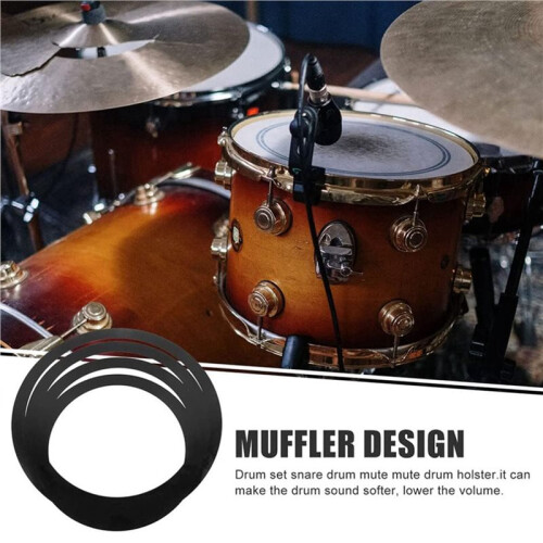 8 Pz Percussion Silent Off Pad Drum Kit Mute Practice Snare Pad Dampeners Accessori 2