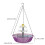 Easy Install Hanging Solar Fountain Bird Bath Offering 3