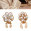 Unique Florals Designs Pearls Cufflinks Suitable for-Style1 3