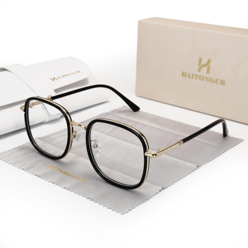 Reading Glasses R1124 2.5x Clear Magnification Black Frame Visual Aid for CloseUp Work 1