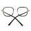Reading Glasses R1124 2.5x Clear Magnification Black Frame Visual Aid for CloseUp Work 5