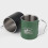 Leichter Metall-Kaffeebecher für Outdoor-Camping,-Orange 7