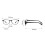 Blue Light Blocking Glasses Clear Vision Zero Power Computer Reading Eyeglasses Black Frame 3